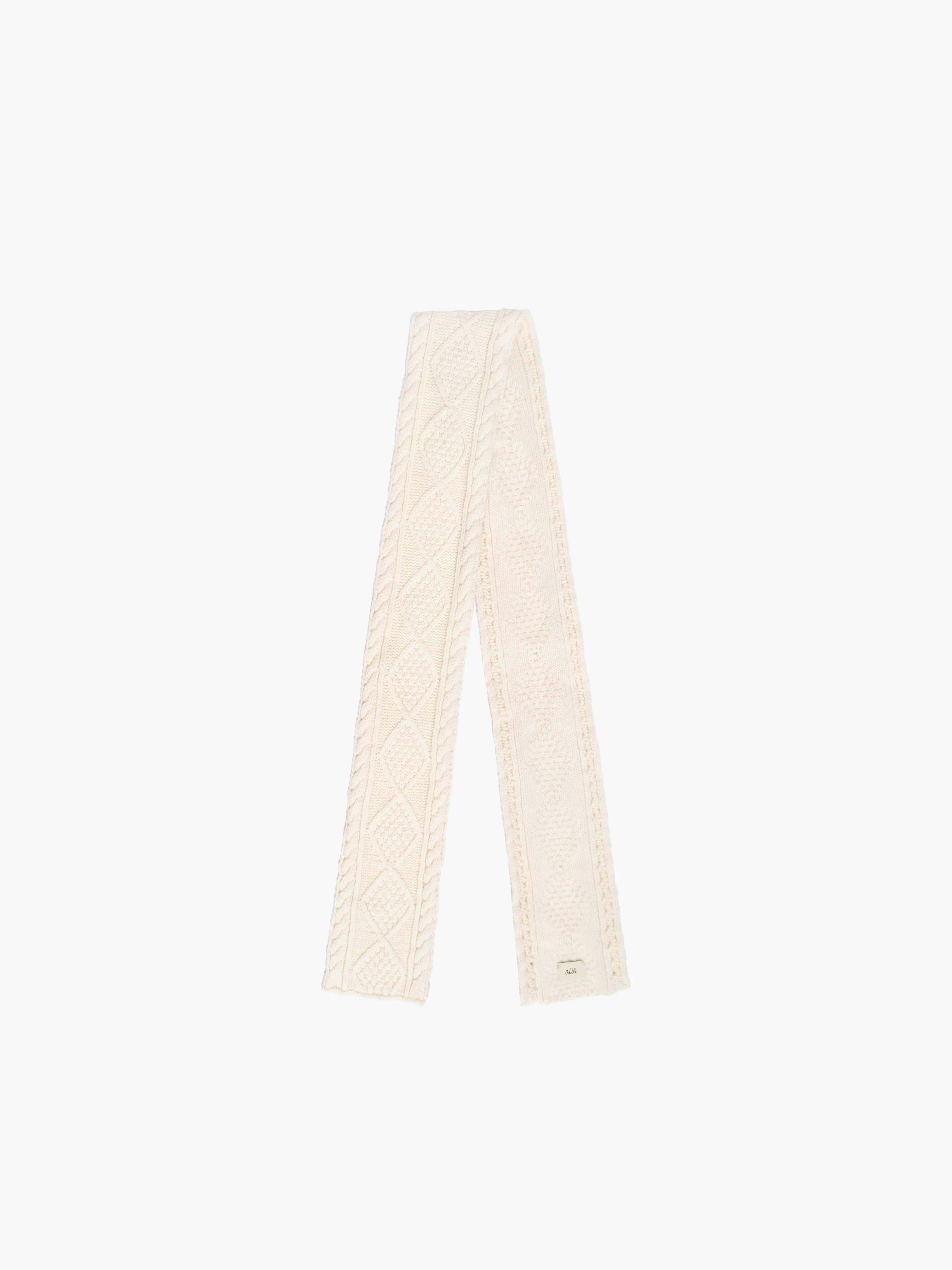 Cable Knit Skinny Scarf - Image 18