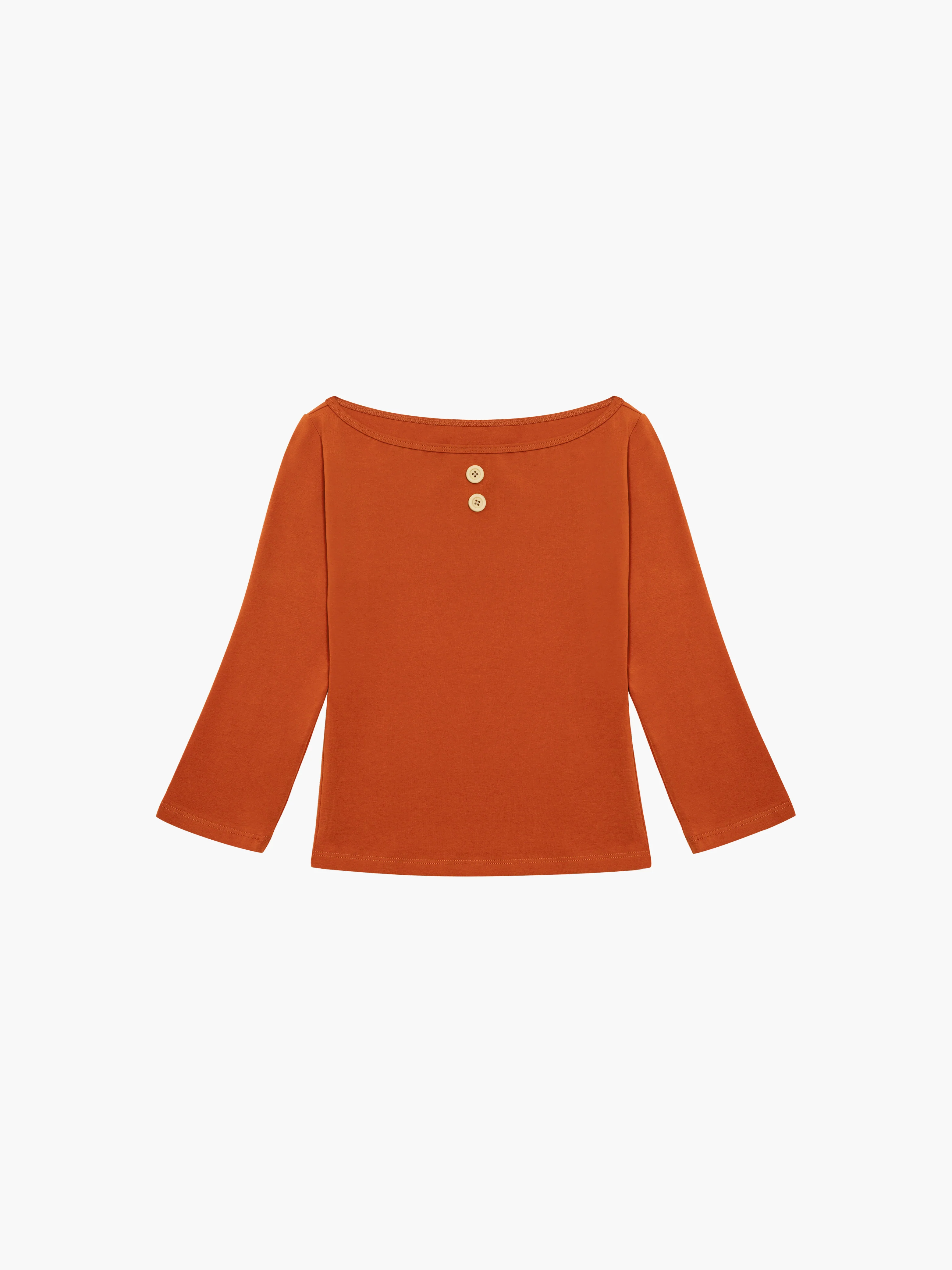 3/4 Sleeve Boat Neck Top - Image 12