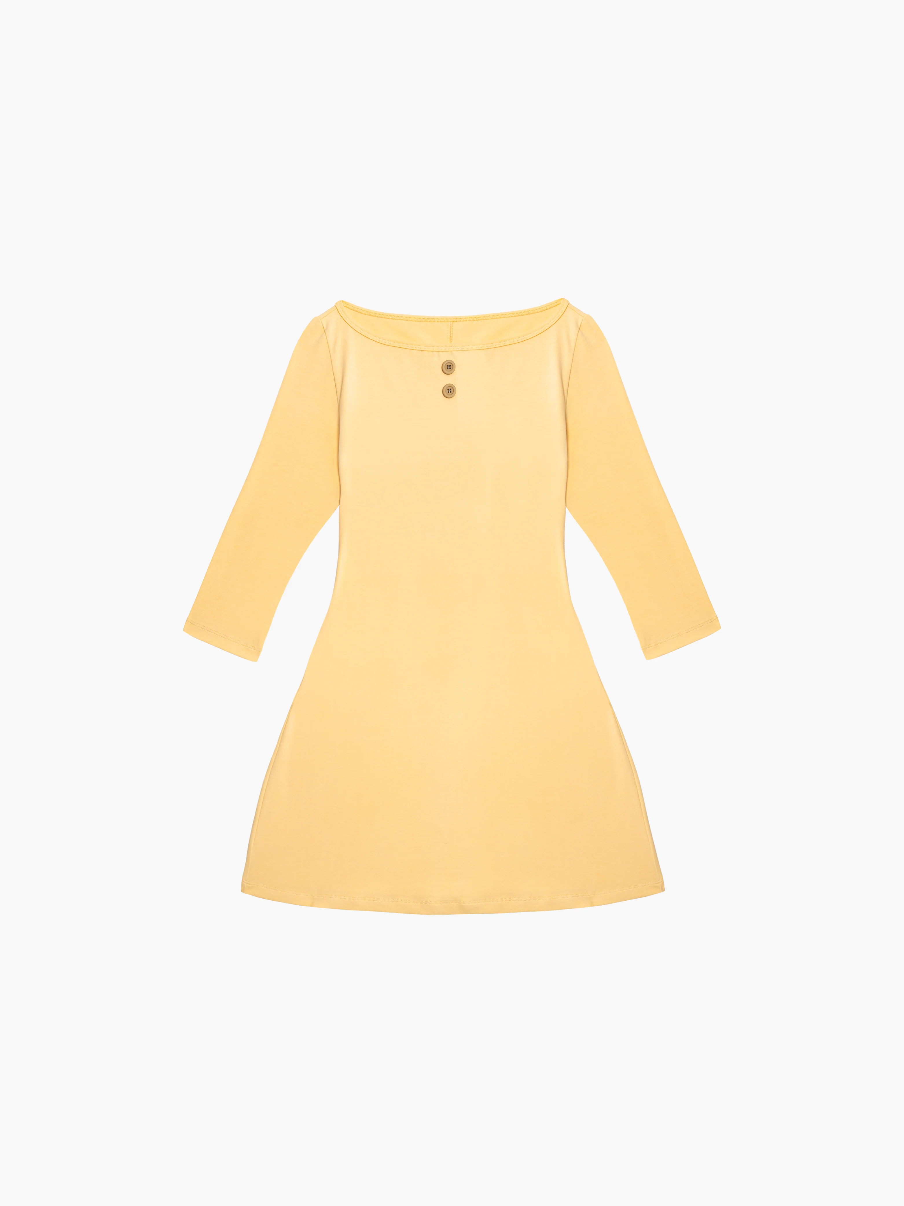 3/4 Sleeve Boat Neck Dress - Image 8